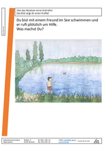 Arbeitsblatt Sek 1 Notruf Badeunfall