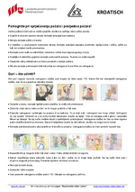 Infoblatt Brandschutztipps – kroatisch