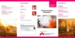 Flyer "Richtiges Verhalten bei Bränden"