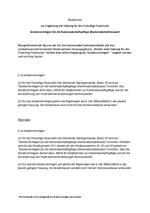Mustertext Ergänzung Satzung FF - Sondervermögen
