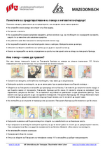 Infoblatt Brandschutztipps – mazedonisch