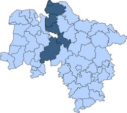 Karte Oldenburg 2 Gebietskarte der Kreisfeuerwehrverbände Oldenburg 2