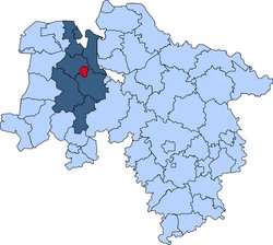 Gebietskarte der Berufsfeuerwehr Oldenburg