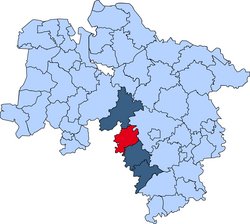 Gebietskarte der Kreisfeuerwehr Schaumburg