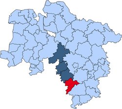 Gebietskarte der Kreisfeuerwehr Holzminden