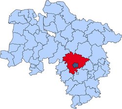 Gebietskarte der Kreisfeuerwehr Region Hannover