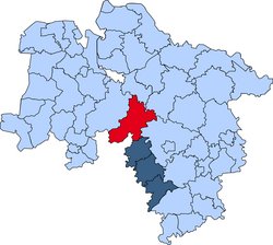 Gebietskarte der Kreisfeuerwehr Nienburg